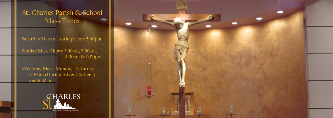 St. Charles Worship and Mass Times